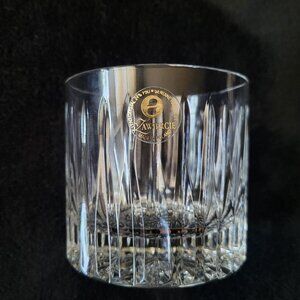Vintage Zawiercie Crystal Old Fashioned Glass, Vintage Barware, Crystal Barware